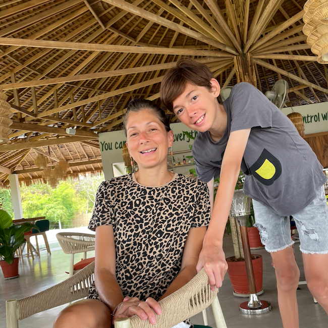 Carolina's family in Bangkok